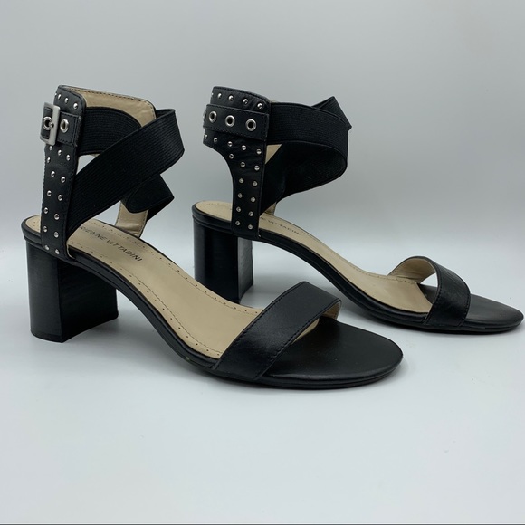 Adrienne Vittadini Calie Stacked Heel Sandals 7